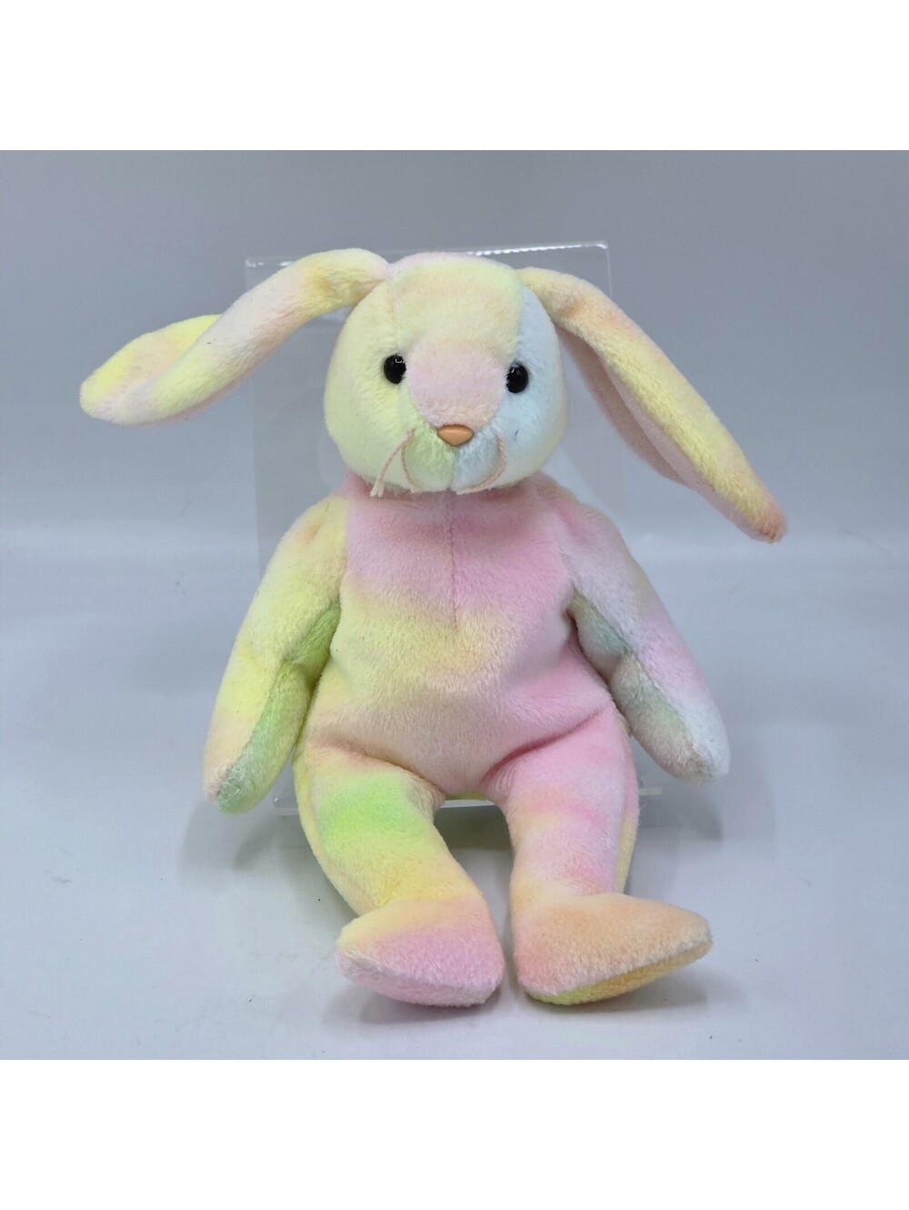 Ty Beanie Babies "Hippie" 1999 Ty - Dye Lop Eared Bunny Rabbit ; No Hang Tags
